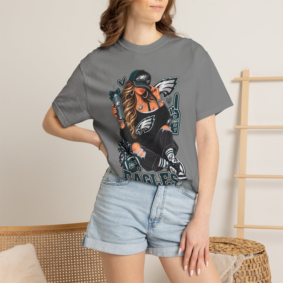 Eagles Fan Girl Graphic Tee