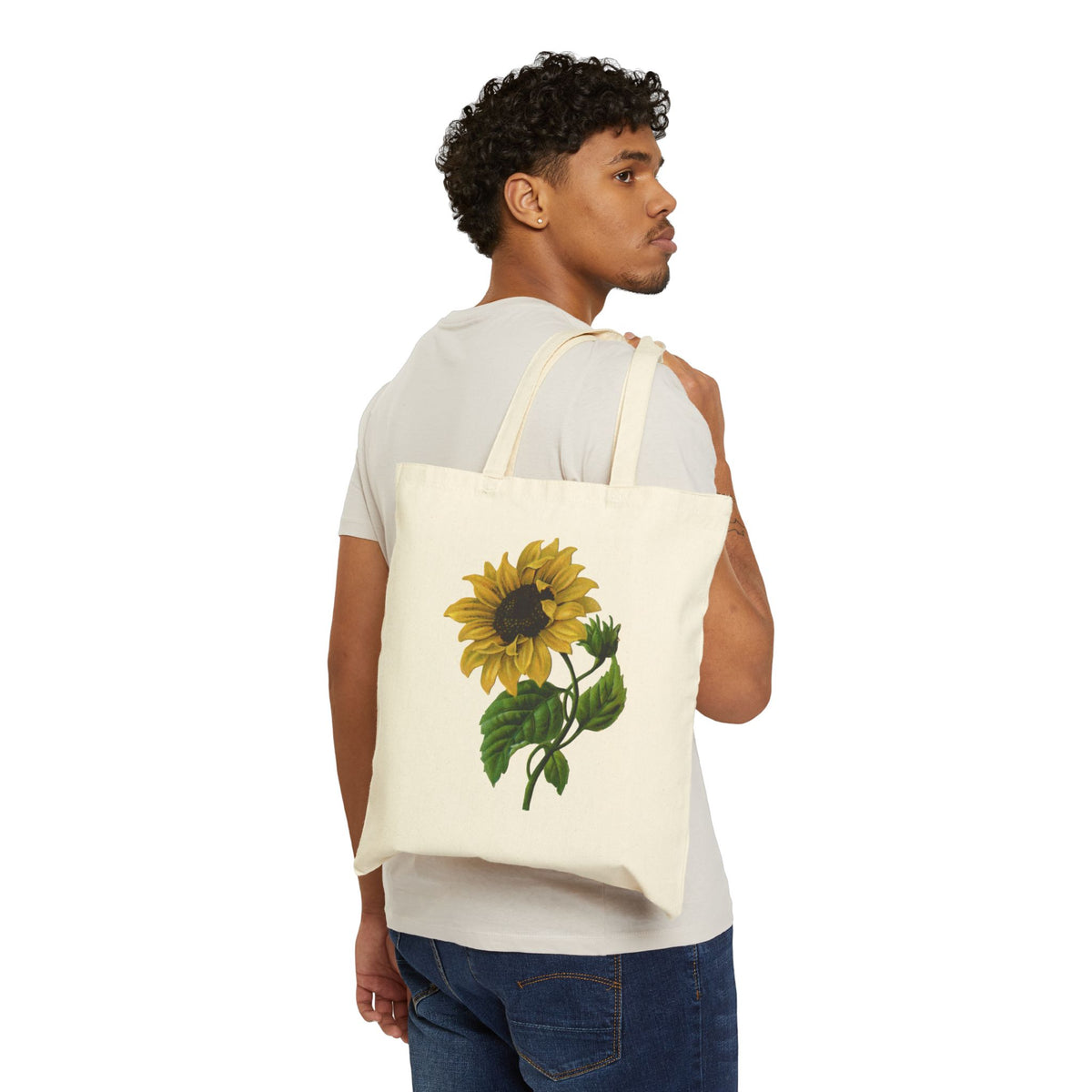 Sunflower Canvas Tote Bag