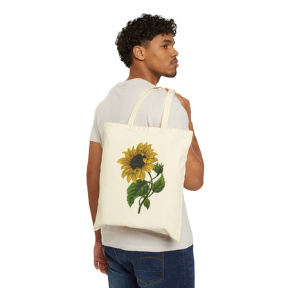 Sunflower Canvas Tote Bag