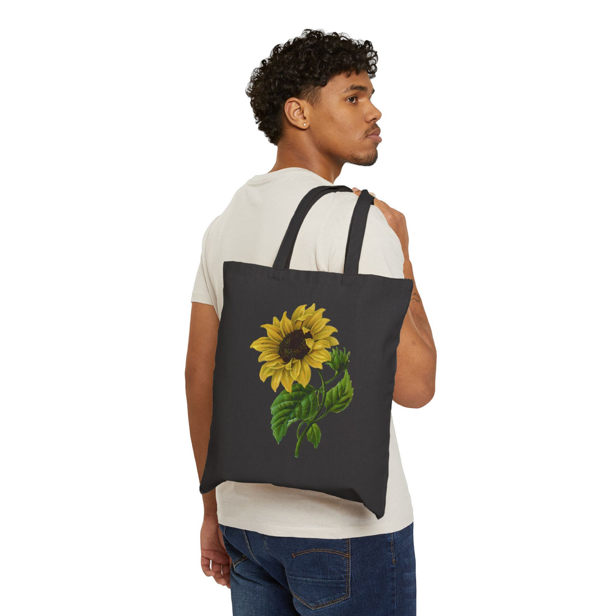 Sunflower Canvas Tote Bag