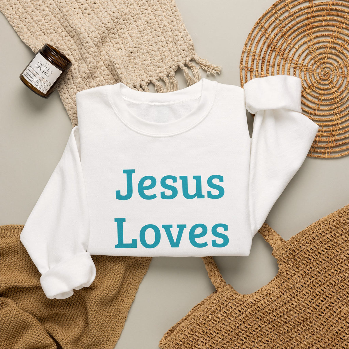 Jesus Loves You  Sweatshirt