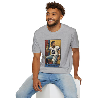 Loteria El Borracho Football Tee