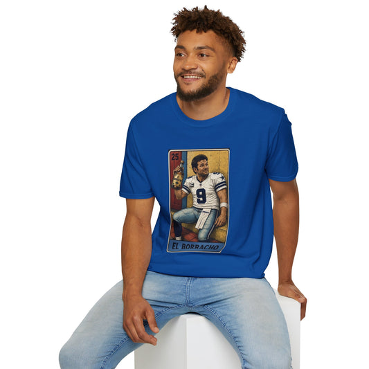 Loteria El Borracho Football Tee
