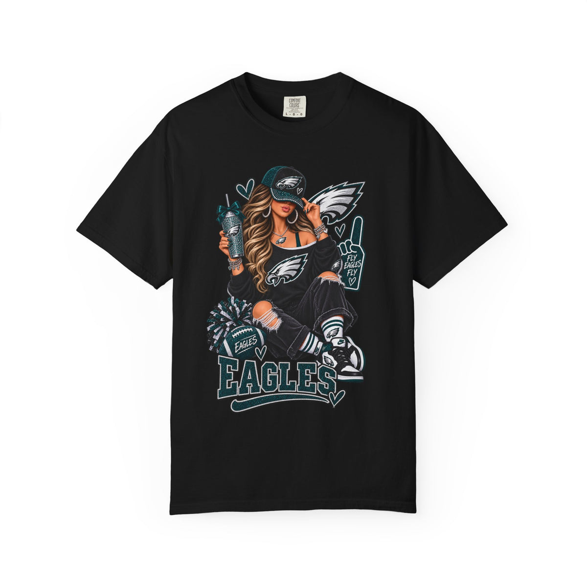 Eagles Fan Girl Graphic Tee