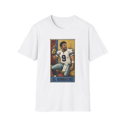 Loteria El Borracho Football Tee