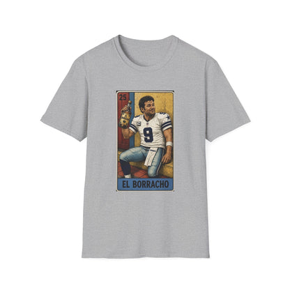 Loteria El Borracho Football Tee