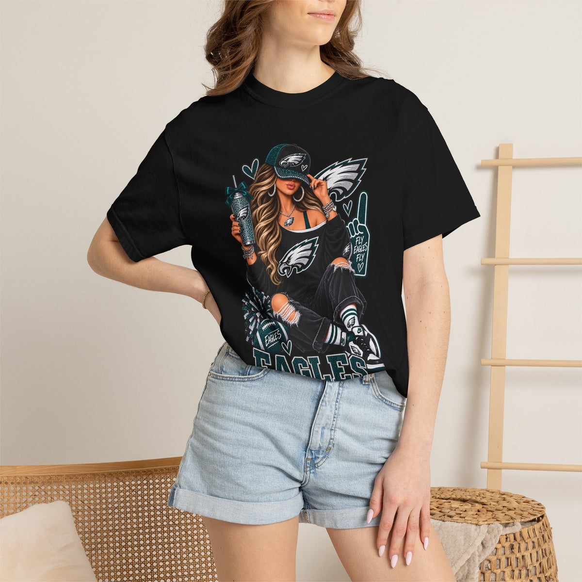 Eagles Fan Girl Graphic Tee
